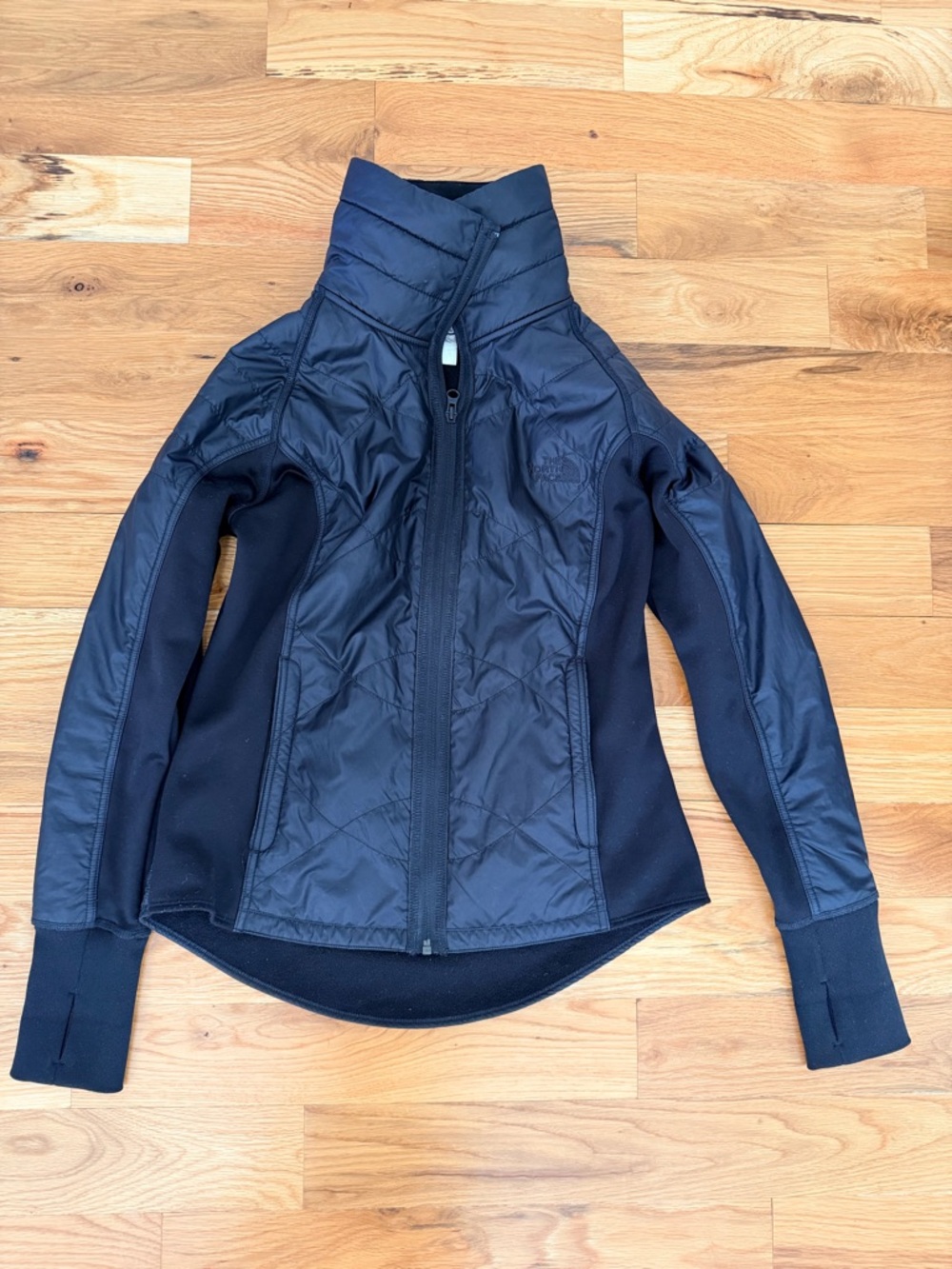 The North Face Women's Black Quilted Hybrid Puffer Jacket